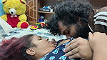 Ass Press Kiss, Neck Kiss, Pussy Rub and Kiss in Nighty