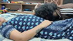 Ass Press Kiss, Neck Kiss, Pussy Rub and Kiss in Nighty