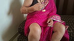 Gulabi Saree MILF Shilpa Selflove