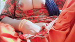 Hot Boobs Are Coming Out From Inside My Clothes, Boobs Are Very Hot, Sexy, Very Tight, Trying to Calm It Down.