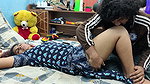 Mallu Couple Hot Feet and Thigh Kiss Lick Romance