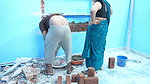 Mechanic Taught Landlady to Work, Peer Mistress Mason in Hindi Voice