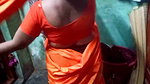 Indian mallu aunty saree changing enjoying with young man