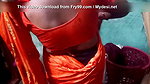 Indian mallu aunty saree changing enjoying with young man