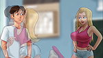 Sex with stepsister and neighbour .(summer time saga game)