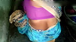 Indian saree whashing housewife sex with homemade
