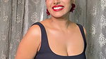 Actress Shilpa Manjunath awesome boobs in deep neck dress 2