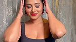 Actress Shilpa Manjunath awesome boobs in deep neck dress 2