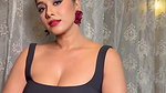 Actress Shilpa Manjunath awesome boobs in deep neck dress 2