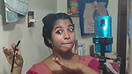 Beautiful mallu girl grwm video in blouse & skirt very hot 2