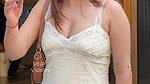 Sexy Model Karisma Sharma Cleavage Show Looks Hot White Dress.. Damm 2