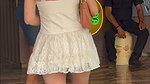 Sexy Model Karisma Sharma Cleavage Show Looks Hot White Dress.. Damm 2