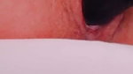 Asian teen loves playing her pussy with vibrator alone