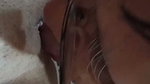 Close up eating her pussy