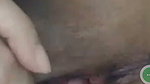 Close up playing her wet pussy