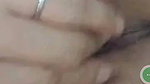 Close up playing her wet pussy