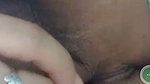 Close up playing her wet pussy