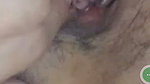 Close up playing her wet pussy