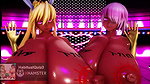FGO with climax Bunny Artoria and Mash do an erotic hip-shaking duo dance 3d hentai mmd ahegao cum swallow anal sex fuck