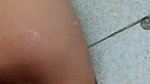 Fingering my tight pussy ,while he jerking his dick