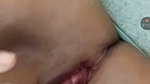 Fingering my tight pussy ,while he jerking his dick