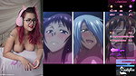 I CANT STOP MOANING WHILE WATCHING JOSHI LUCK HENTAI ON MY FUCK MACHINE
