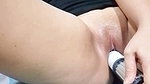 Milf doing fisting with Electric dildo machine