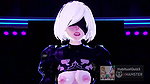 mmd r18 2B Chewy Nier Automata cosplay big ass want to fuck hard cheating queen fuck furry 3d hentai big dildo