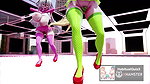 mmd r18 FGO MMD Two Jeannes portray a paranoid girl with a cell phone 3d hentai ahegao milf