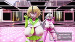 mmd r18 FGO MMD Two Jeannes portray a paranoid girl with a cell phone 3d hentai ahegao milf