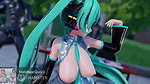 mmd r18 Hatsune Miku want to fuck blowjob big tits