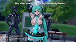 mmd r18 Hatsune Miku want to fuck blowjob big tits