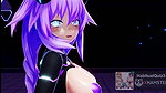 mmd r18 Purple Heart ILLELLA Hyperdimension Neptunia sexy dance ahegao ntr fuck hard dildo sex ahegao milf