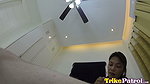 Perfect tit Filipina sucks lucky cock