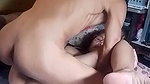 She squirts many times and she feels good satisfaction she got from my dick and tounge