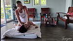 Squirting Tattooed Asian Takes Deep Anal + Massive Creampie