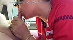 Trying Outdoor Car Blowjob