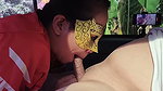 Trying Outdoor Car Blowjob
