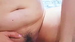 Asian sexy girl solo fun with bathroom