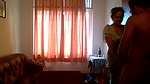 my new Indian maid cleaning my room
