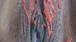 OMG. Putting candle wax on and finger until cum come out , With huge Squirt
