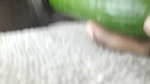 Petty girl playing with Gherkin