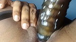 Playing all hole with vibrator , ass fuck