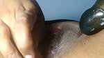 Playing all hole with vibrator , ass fuck