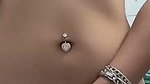 Asian girl play her pussy in bathroom