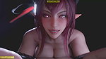 Daemon Girl 2025 Remix Color WM (No sound) By LazyProcrast Animation 3D Hentai