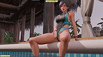 Dead or Alive DOA Girl – Reika Movie Normal Remix WM (No sound) By LazyProcrast Animation 3D Hentai