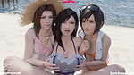 Final Fantasy VII FF7 – Beach Foursome Remix WM By LazyProcrast Animation 3D Hentai
