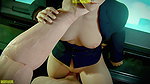 Final Fantasy VII FF7 – Scarlet , Irina , Elena Threesomes Normal Remix Color WM (No sound) By InitialA Animation 3D Hentai