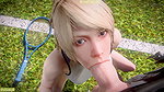 Final Fantasy XV FF15 – Lunafreya Tenniscourt Normal + Topless Remix Color WM (No Sound) By InitialA Animation 3D Hentai